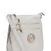 Mkf Collection By Mia K Salome Expandable Multi-compartment Crossbody In White