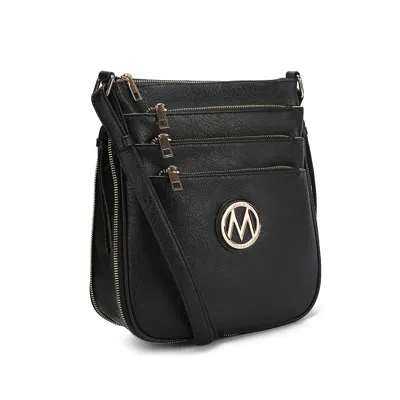 Mkf Collection By Mia K Salome Women's Multi-compartment Crossbody Bag By Mia K In Black