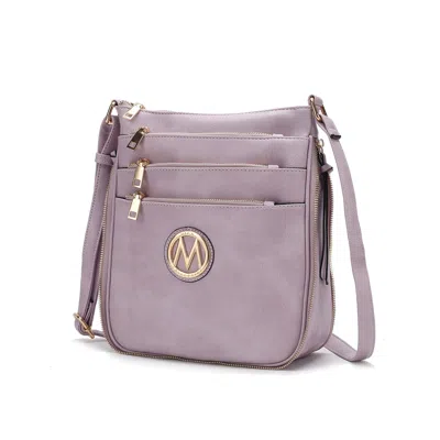 Mkf Collection By Mia K Salome Women's Multi-compartment Crossbody Bag By Mia K In Blue