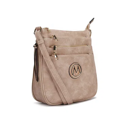 Mkf Collection By Mia K Salome Women's Multi-compartment Crossbody Bag By Mia K In Grey