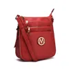 Mkf Collection By Mia K Salome Women's Multi-compartment Crossbody Bag By Mia K In Red