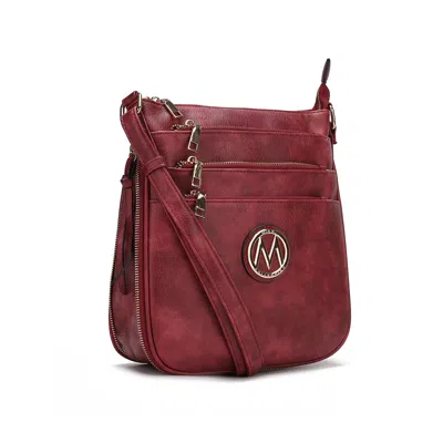 Mkf Collection By Mia K Salome Women's Multi-compartment Crossbody Bag By Mia K In White