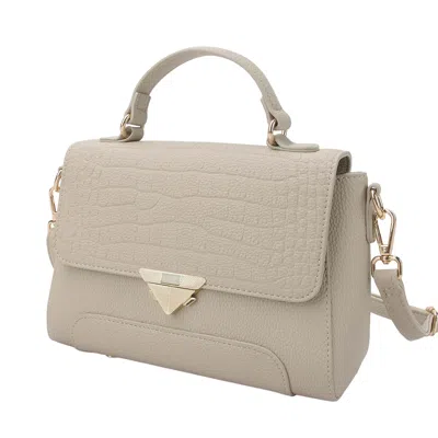 Mkf Collection By Mia K Saphira Women's Satchel Bag By Mia K In Gray