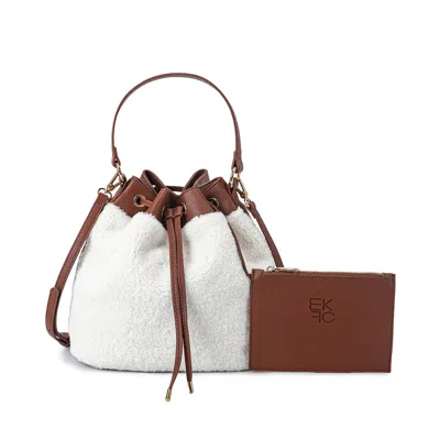 Mkf Collection By Mia K Saryn Bucket Hobo Casual Women's Handbag By Mia K. In Brown