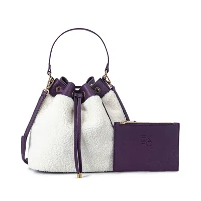 Mkf Collection By Mia K Saryn Bucket Hobo Casual Women's Handbag By Mia K. In Purple