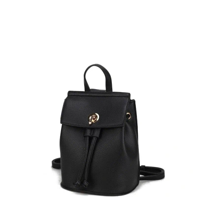 Mkf Collection By Mia K Serafina Vegan Leather Women's Backpack In Black