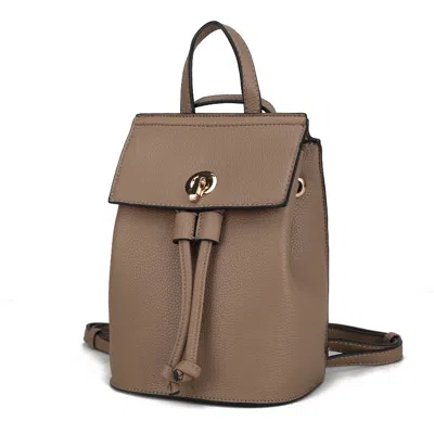 Mkf Collection By Mia K Serafina Vegan Leather Women's Backpack In Multi