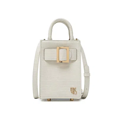 Mkf Collection By Mia K Shannon Mini Crossbody Phone Bag Women's Handbag In White