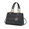 Mkf Collection By Mia K Sirna M Signature Tote Bag By Mia K In Black