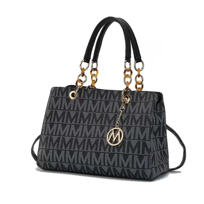 Mkf Collection By Mia K Sirna M Signature Tote Bag By Mia K In Black