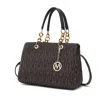 Mkf Collection By Mia K Sirna M Signature Tote Bag By Mia K In Gold