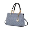 Mkf Collection By Mia K Sirna M Signature Tote Bag By Mia K In Grey