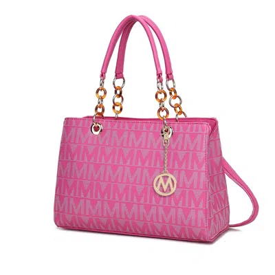 Mkf Collection By Mia K Sirna M Signature Tote Bag By Mia K In Pink