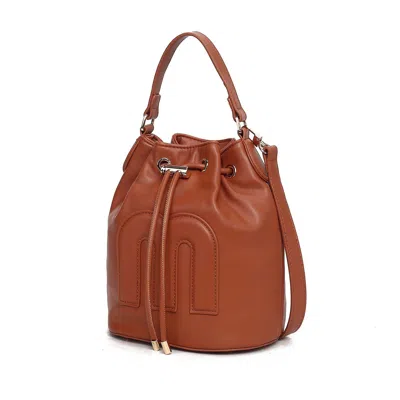 Mkf Collection By Mia K Soraya Women Shoulder Bag Vegan Leather Crossbody Bag Handbag Purse By Mia K In Brown