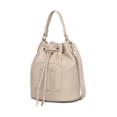 Mkf Collection By Mia K Soraya Women Shoulder Bag Vegan Leather Crossbody Bag Handbag Purse By Mia K In Neutral