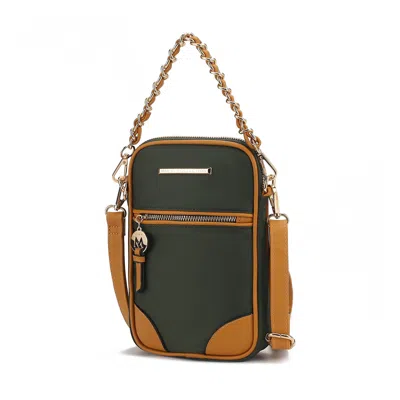 Mkf Collection By Mia K Sue Women's Crossbody Bag, Nylon Shoulder Bag Female Crossover By Mia K In Green
