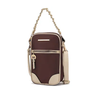 Mkf Collection By Mia K Sue Women's Crossbody Bag, Nylon Shoulder Bag Female Crossover By Mia K In Red