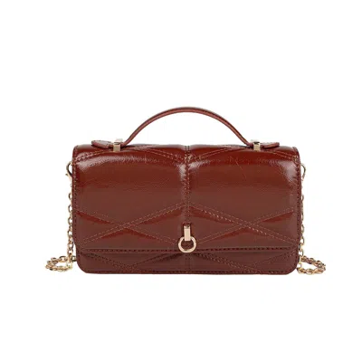 Mkf Collection By Mia K Suzanne Women's Shoulder Bag By Mia K In Brown