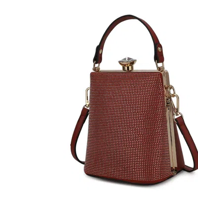 Mkf Collection By Mia K Taliah Crossbody Clutch Handbag In Brown