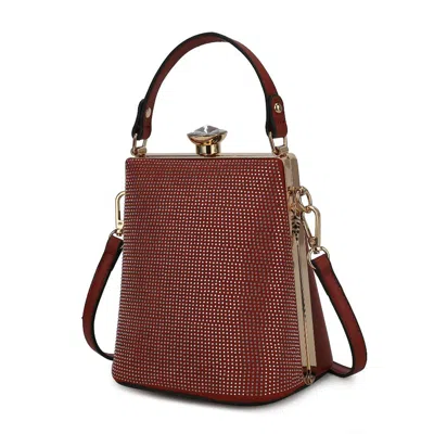 Mkf Collection By Mia K Taliah Crossbody Clutch Handbag In Brown