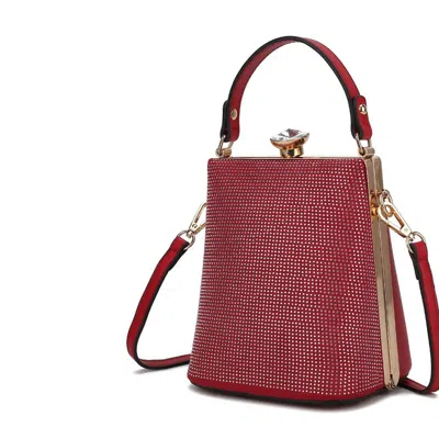 Mkf Collection By Mia K Taliah Crossbody Clutch Handbag In Red