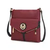 Mkf Collection By Mia K Tania Crossbody Vegan Leather Handbag In Red