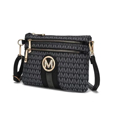 Mkf Collection By Mia K Tarren Crossbody Bag Signature Shoulder Bag Wristlet Bag Purse By Mia K In Black