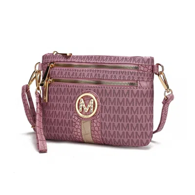 Mkf Collection By Mia K Tarren Crossbody Bag Signature Shoulder Bag Wristlet Bag Purse By Mia K In Red