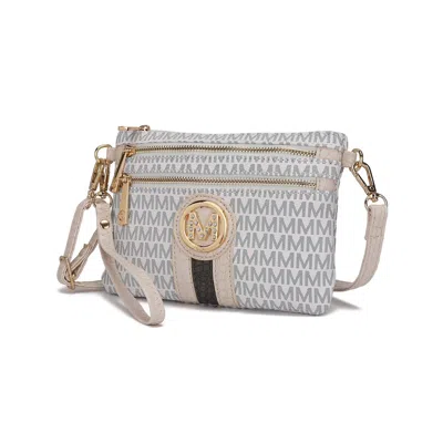 Mkf Collection By Mia K Tarren Crossbody Bag Signature Shoulder Bag Wristlet Bag Purse By Mia K In White