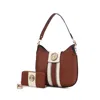 Mkf Collection By Mia K Torri Hobo Bag With Wallet By Mia K In Brown