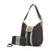 Mkf Collection By Mia K Torri Hobo Bag With Wallet By Mia K In Pink