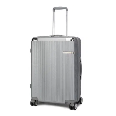 Mkf Collection By Mia K Tulum 22.5" Check-in Spinner In Grey