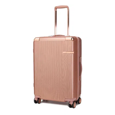 Mkf Collection By Mia K Tulum 22.5" Check-in Spinner In Pink