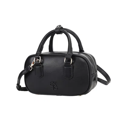 Mkf Collection By Mia K Vesper Women's Satchel Bag Vegan Leather Shoulder Bag Handbag Purse By Mia K In Black