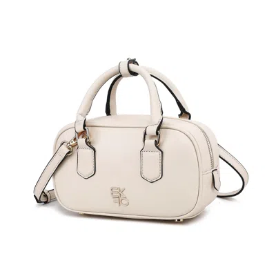 Mkf Collection By Mia K Vesper Women's Satchel Bag Vegan Leather Shoulder Bag Handbag Purse By Mia K In Sand