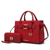 Mkf Collection By Mia K Virginia Vegan Leather Women's Tote Bag With Wallet By Mia K