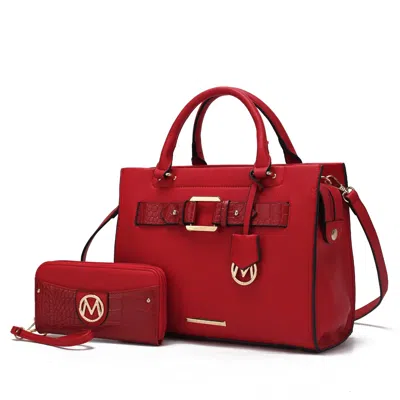 Mkf Collection By Mia K Virginia Vegan Leather Women's Tote Bag With Wallet By Mia K