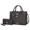 Mkf Collection By Mia K Virginia Vegan Leather Women's Tote Bag With Wallet By Mia K