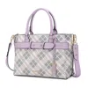 Mkf Collection By Mia K Vivian Women's Vegan Leather Satchel Handbag By Mia K In Multi