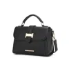 Mkf Collection By Mia K Willa Color-block Vegan Leather Women's Shoulder Bag By Mia K. In Black