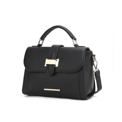 Mkf Collection By Mia K Willa Color-block Vegan Leather Women's Shoulder Bag By Mia K. In Black