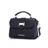 Mkf Collection By Mia K Willa Color-block Vegan Leather Women's Shoulder Bag By Mia K. In Blue