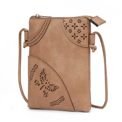 Mkf Collection By Mia K Willow Crossbody Women's Bag By Mia K. In Beige