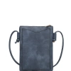 Mkf Collection By Mia K Willow Vegan Leather Crossbody Handbag By Mia K In Grey