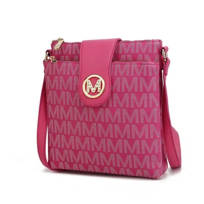 Mkf Collection By Mia K Wrigley M Signature Crossbody Handbag In Pink