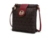 Mkf Collection By Mia K Wrigley M Signature Crossbody Handbag In Red