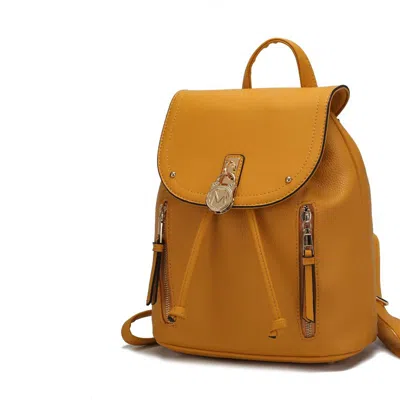 Mkf Collection By Mia K Xandria Vegan Leather Women's Backpack In Orange