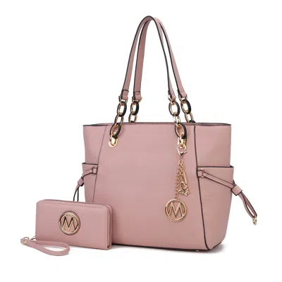 Mkf Collection By Mia K Yale Tote Women's Bag With Wallet Handbag Purse By Mia K In Gold