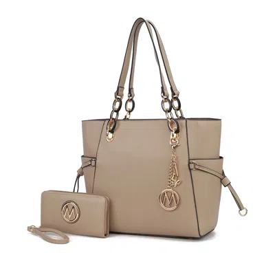 Mkf Collection By Mia K Yale Tote Women's Bag With Wallet Handbag Purse By Mia K In Grey