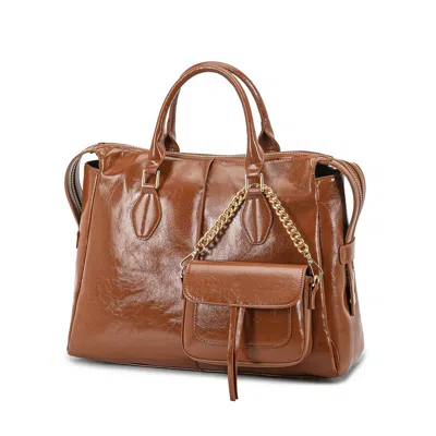 Mkf Collection By Mia K Yareli Tote Large Versatile Purse Handbag By Mia K. In Brown